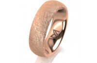 Ring 18 Karat Rotgold 6.0 mm kreismatt