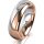 Ring 14 Karat Rot-/Weissgold 6.0 mm poliert