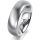 Ring 14 Karat Weissgold 6.0 mm l&auml;ngsmatt