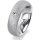 Ring 14 Karat Weissgold 6.0 mm kreismatt 1 Brillant G vs 0,025ct