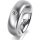 Ring 18 Karat Weissgold 6.0 mm l&auml;ngsmatt 1 Brillant G vs 0,065ct