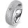 Ring 18 Karat Weissgold 6.0 mm kreismatt 1 Brillant G vs 0,065ct