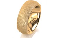 Ring 14 Karat Gelbgold 7.0 mm kreismatt