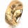 Ring 14 Karat Gelbgold 7.0 mm diamantmatt