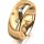 Ring 14 Karat Gelbgold 7.0 mm poliert 3 Brillanten G vs Gesamt 0,070ct