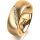 Ring 14 Karat Gelbgold 7.0 mm l&auml;ngsmatt 6 Brillanten G vs Gesamt 0,080ct