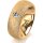 Ring 14 Karat Gelbgold 7.0 mm kreismatt 1 Brillant G vs 0,110ct