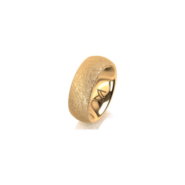 Ring 18 Karat Gelbgold 7.0 mm kreismatt
