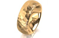 Ring 18 Karat Gelbgold 7.0 mm diamantmatt